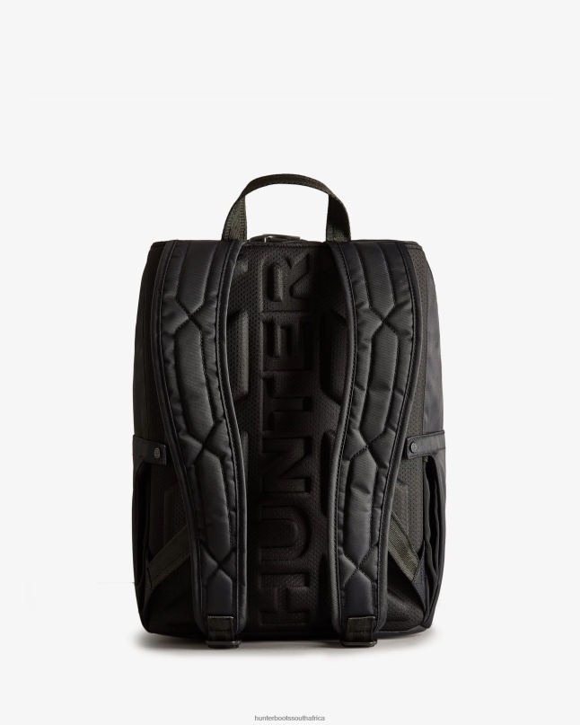 Men Nylon Pioneer Top Clip Backpack 8D4VJ376 Hunter Black