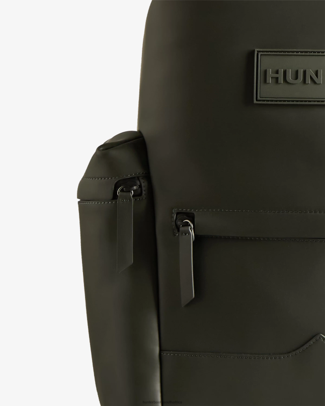 Men Top Clip Backpack - Rubberized Leather 8D4VJ427 Hunter