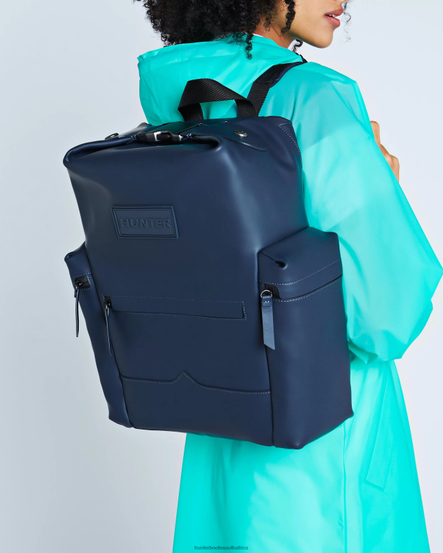 Men Top Clip Backpack - Rubberized Leather 8D4VJ428 Hunter