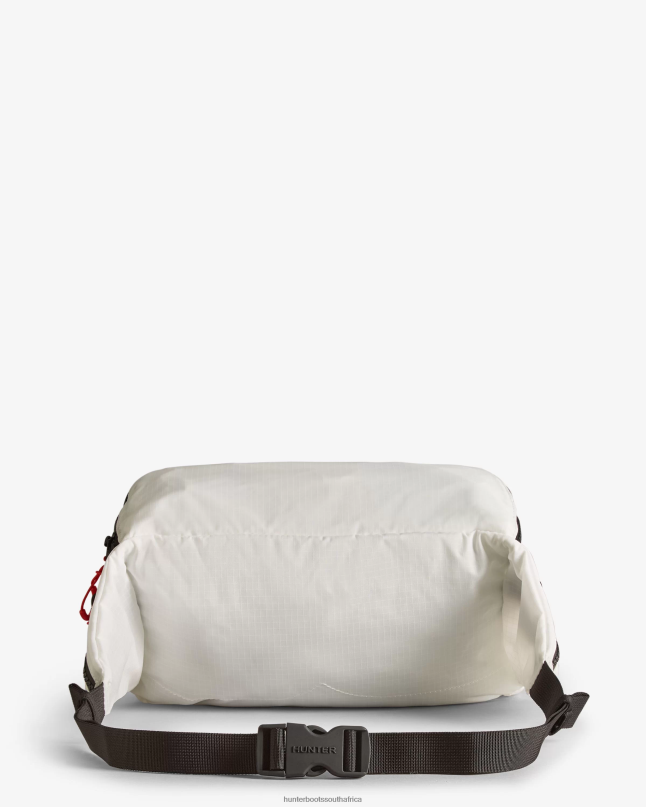 Men Travel Ripstop Recycled Nylon Two-Way Backpack 8D4VJ407 Hunter White/Red Box Logo