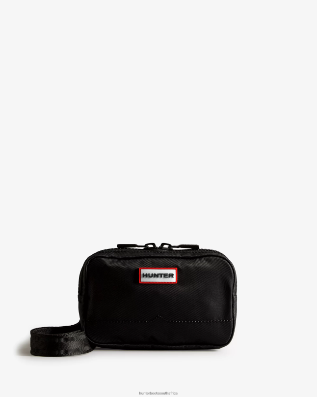 Men Nylon Keeper Phone Pouch 8D4VJ394 Hunter Black