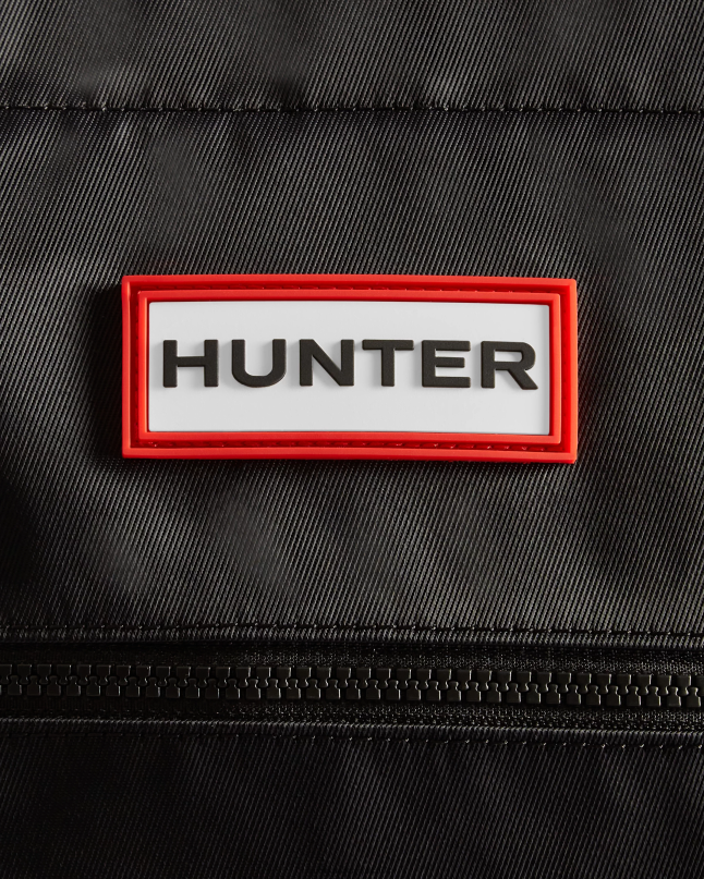 Men Nylon Medium Top Clip Tote Bag 8D4VJ457 Hunter Black