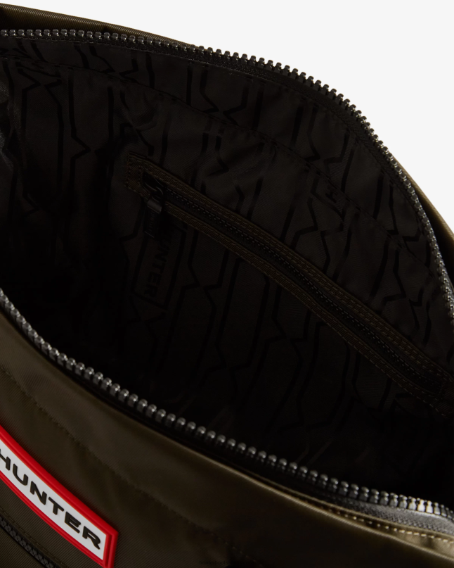 Men Nylon Medium Top Clip Tote Bag 8D4VJ458 Hunter Dark Olive