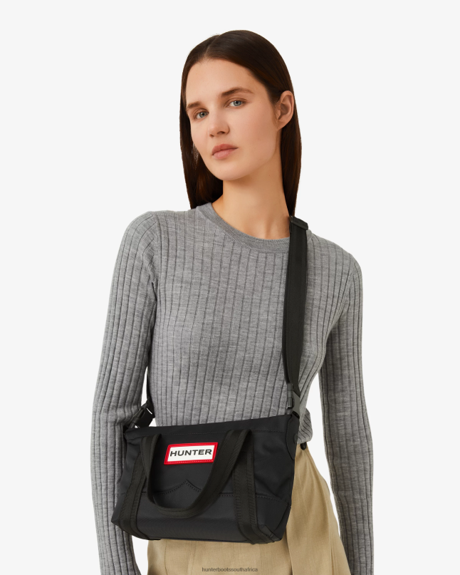 Men Nylon Mini Top Clip Tote Bag 8D4VJ461 Hunter Black