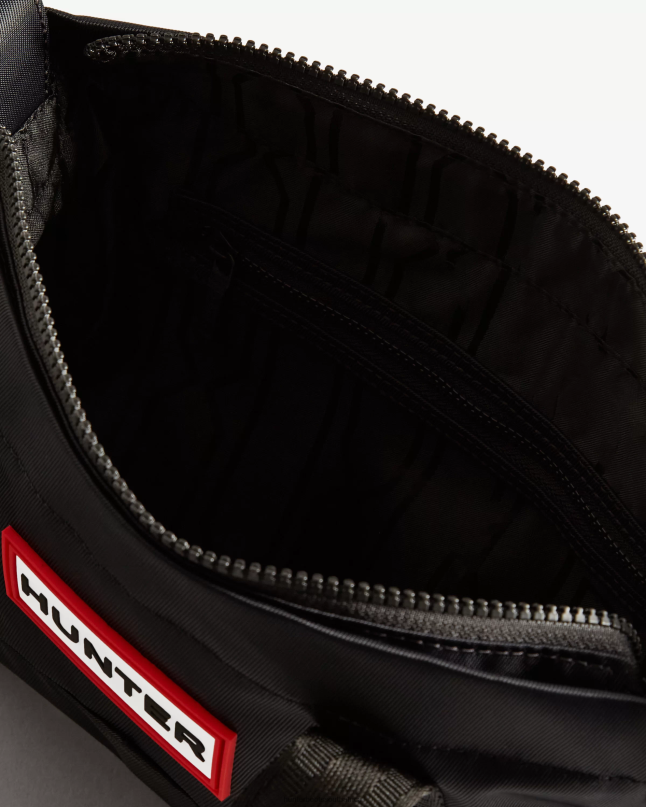 Men Nylon Mini Top Clip Tote Bag 8D4VJ461 Hunter Black