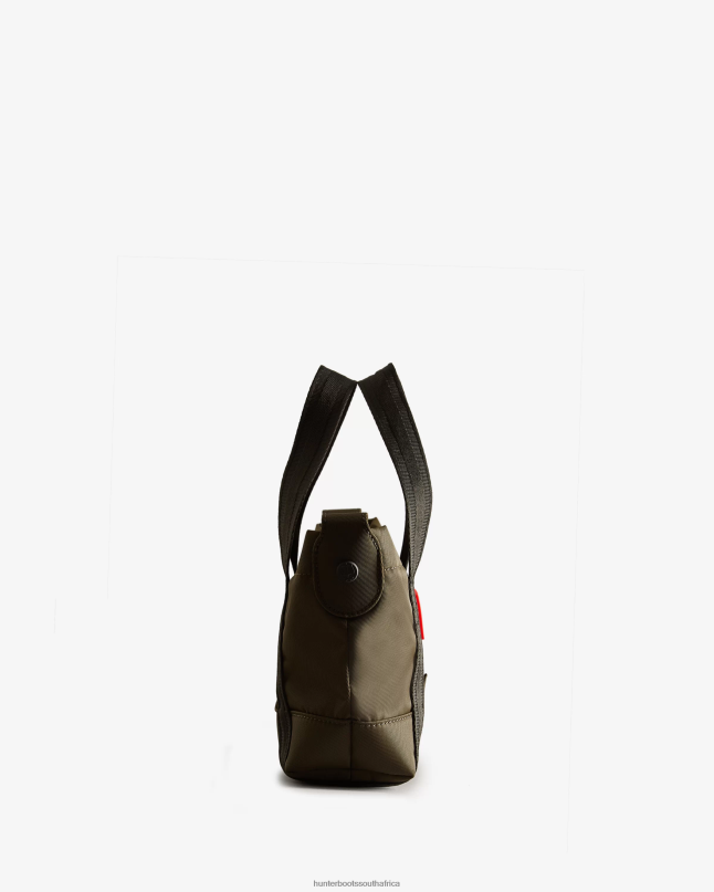 Men Nylon Mini Top Clip Tote Bag 8D4VJ462 Hunter Dark Olive