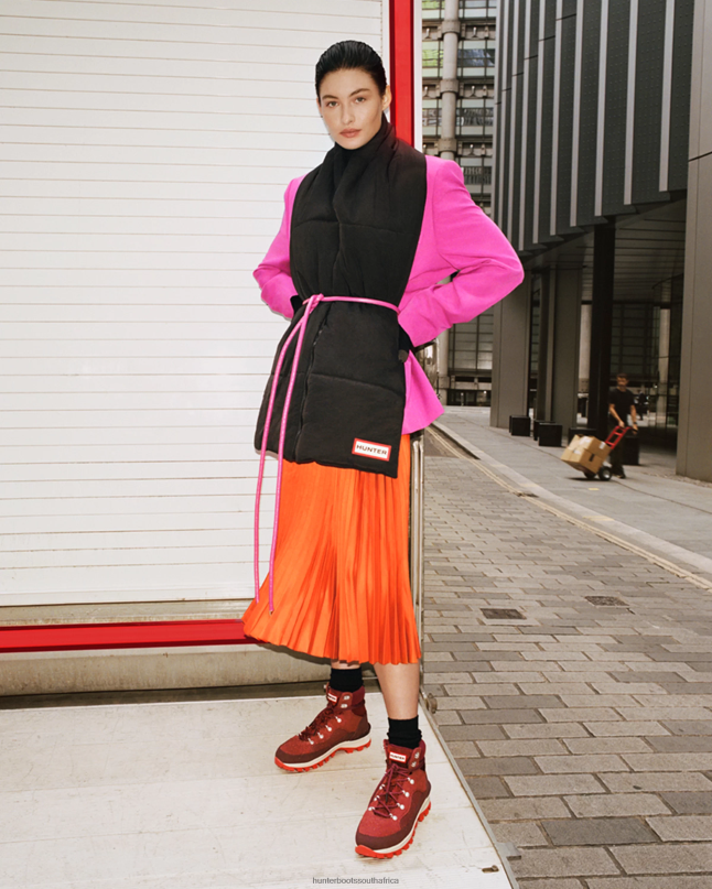 Men Intrepid Zip Up Scarf 8D4VJ495 Hunter Black