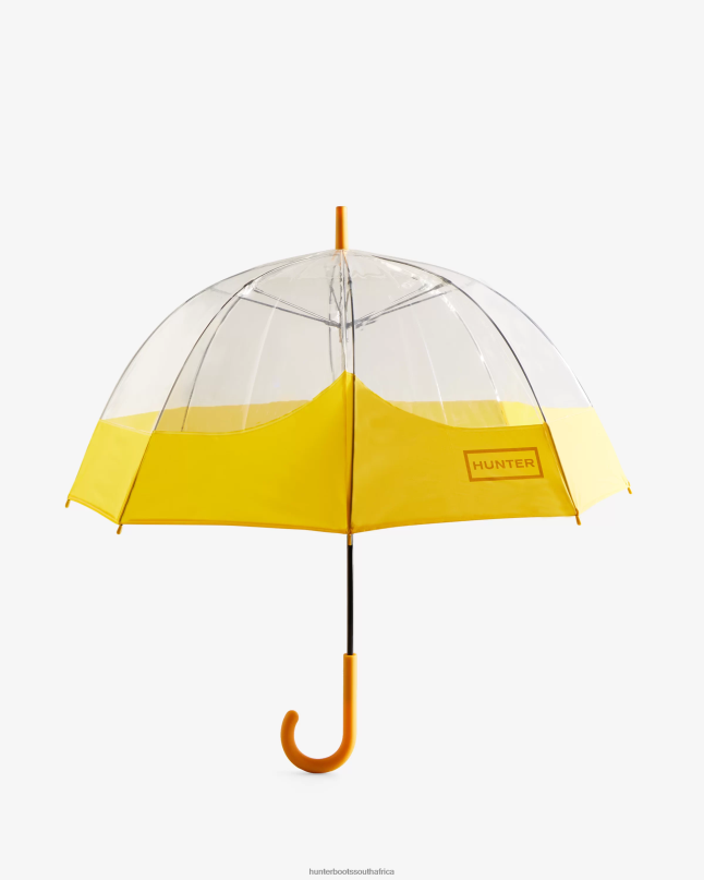 Men Transparent Moustache Bubble Umbrella 8D4VJ381 Hunter Yellow