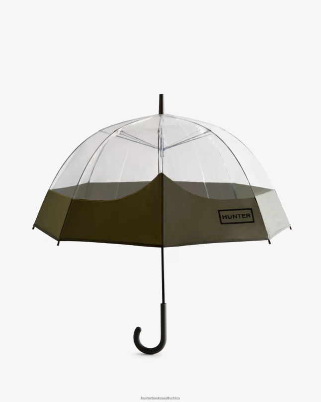 Men Transparent Moustache Bubble Umbrella 8D4VJ392 Hunter Dark Olive