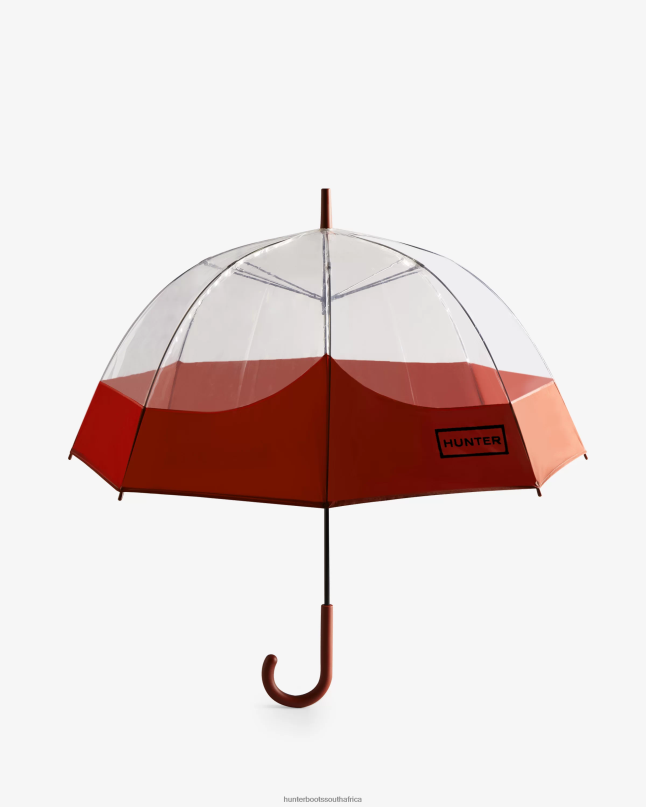 Men Transparent Moustache Bubble Umbrella 8D4VJ393 Hunter Military Red