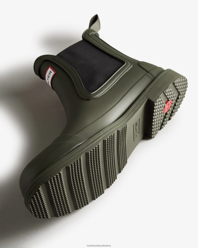 Men Commando Chelsea Boots 8D4VJ506 Hunter Dark Olive