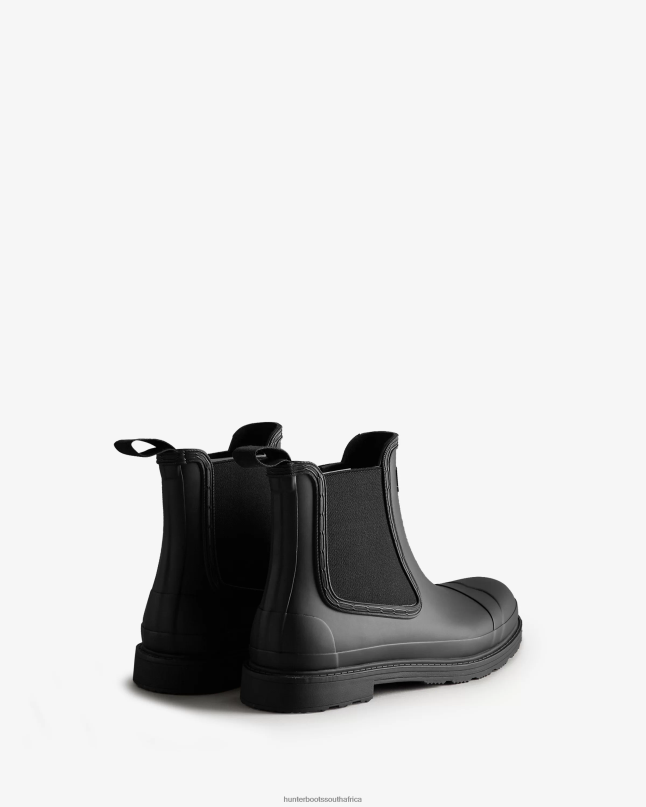 Men Commando Chelsea Boots 8D4VJ520 Hunter Black