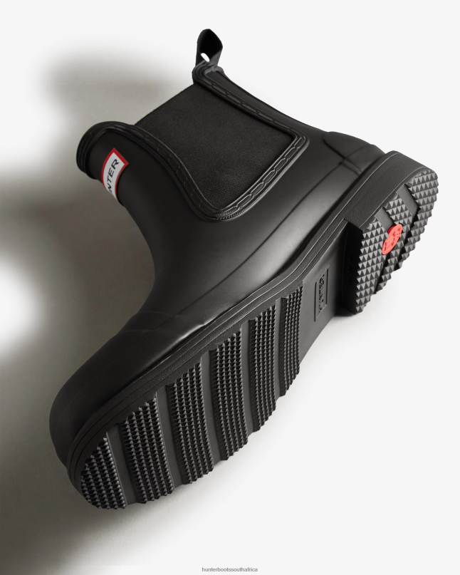 Men Commando Chelsea Boots 8D4VJ520 Hunter Black