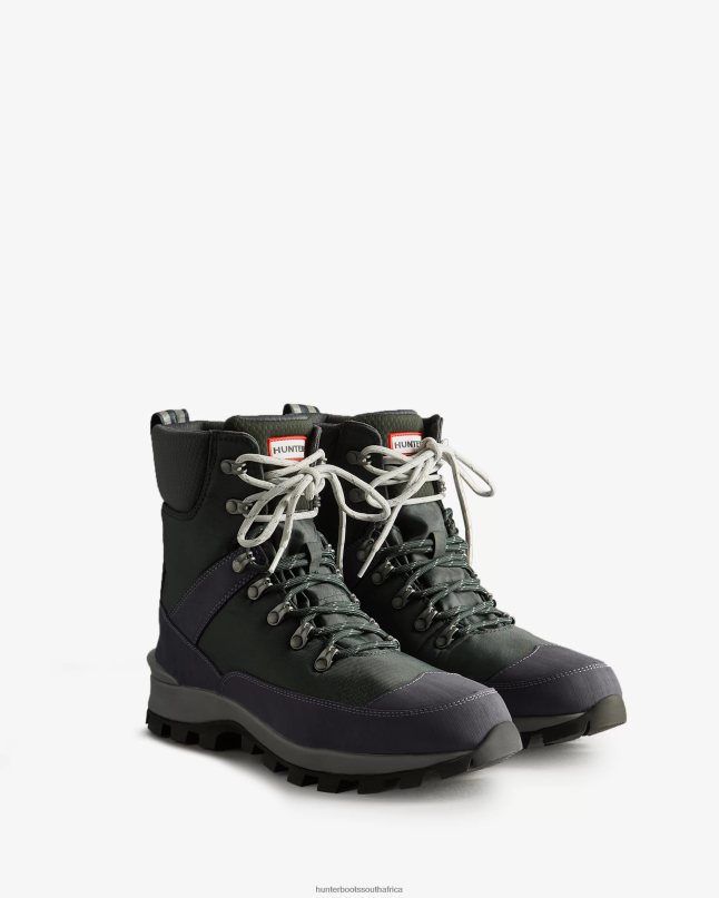 Men Insulated Recycled Polyester Commando Boots 8D4VJ591 Hunter Arctic Moss Green/Henson Navy