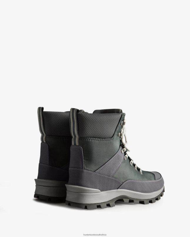 Men Insulated Recycled Polyester Commando Boots 8D4VJ591 Hunter Arctic Moss Green/Henson Navy