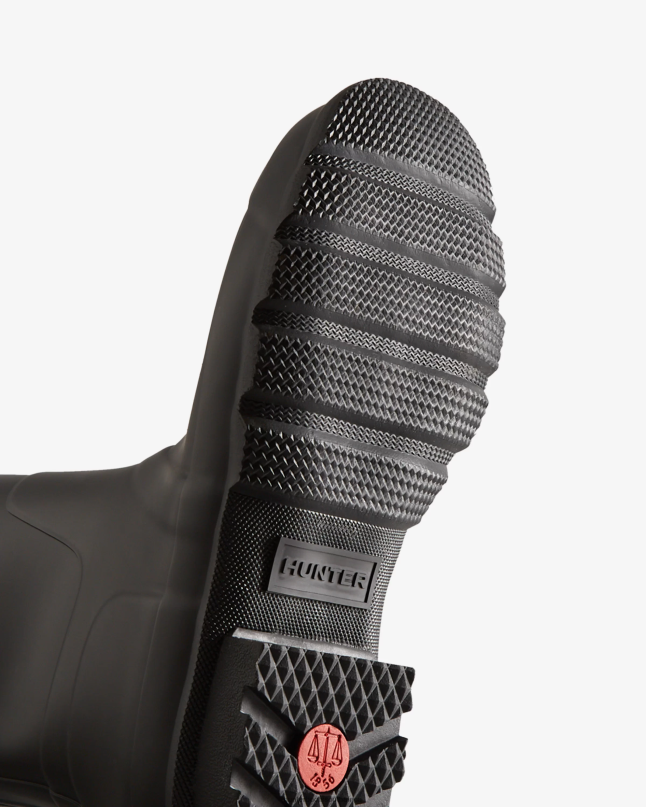 Men Original Short Rain Boots 8D4VJ504 Hunter Black