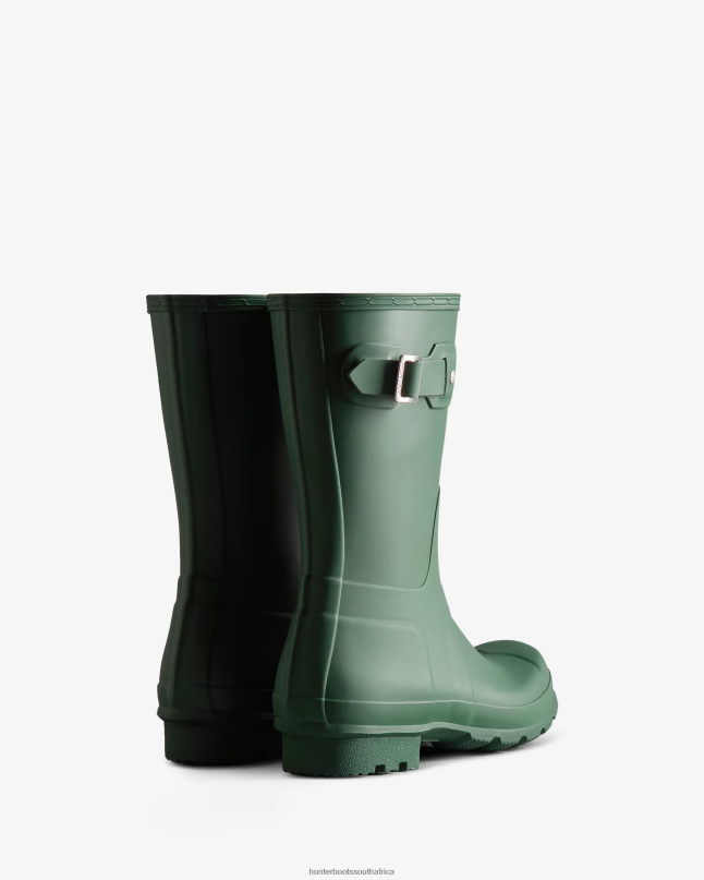 Men Original Short Rain Boots 8D4VJ547 Hunter Thicket Green