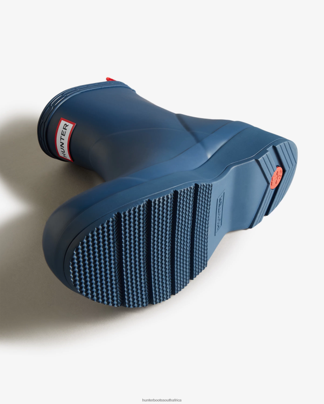 Men Play Short Rain Boots 8D4VJ553 Hunter Kerhuelen Navy