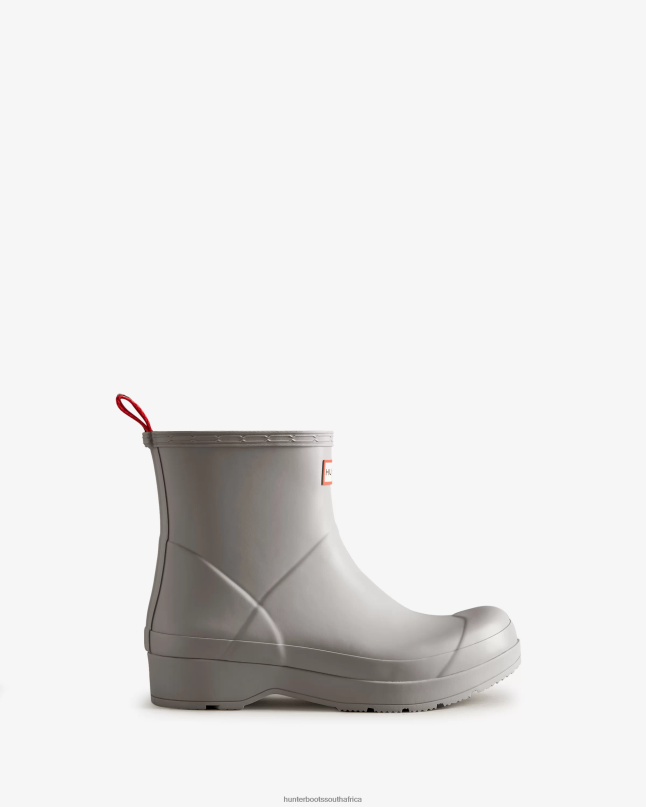 Men Play Short Rain Boots 8D4VJ554 Hunter Zinc Grey