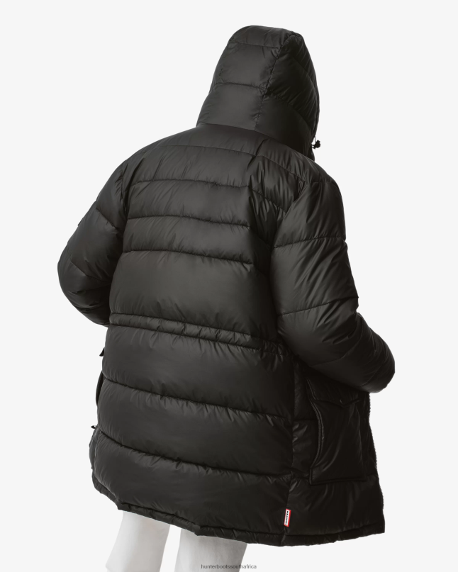 Men Intrepid Insulated Long Puffer Coat 8D4VJ608 Hunter Black