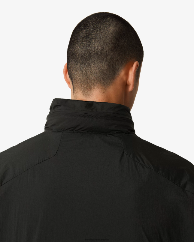 Men Travel Recycled Nylon Shell Jacket 8D4VJ605 Hunter Black