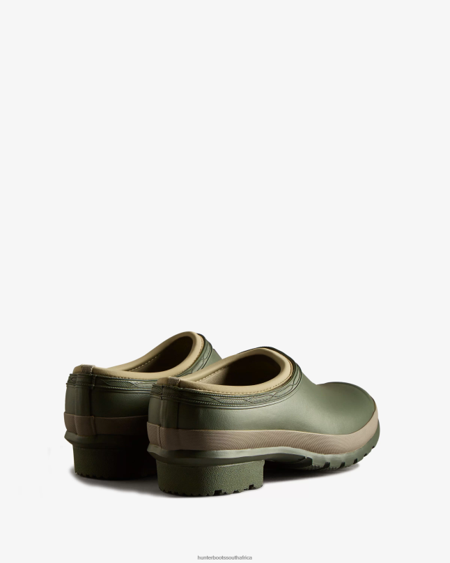 Men Gardener Clogs 8D4VJ531 Hunter Dark Olive/Clay