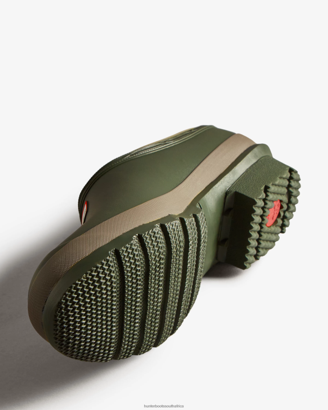 Men Gardener Clogs 8D4VJ531 Hunter Dark Olive/Clay