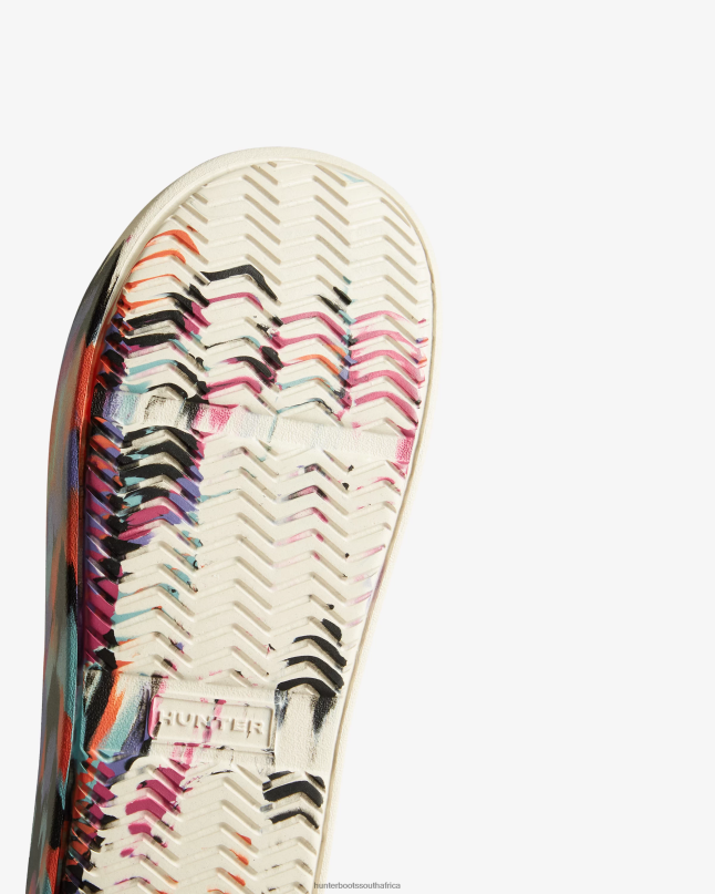 Men In/Out BLOOM Clogs 8D4VJ136 Hunter White Marble/White Willow