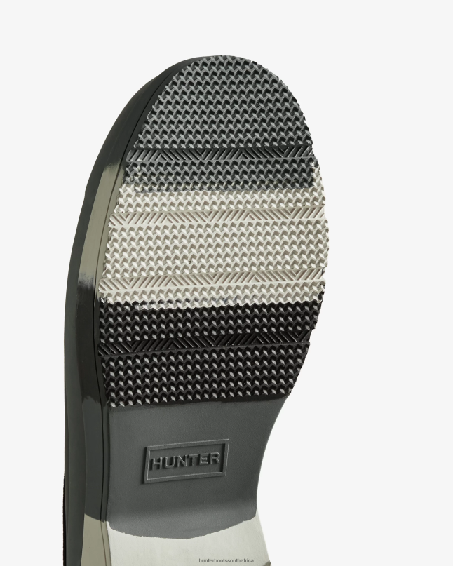 Men PLAY Striped Sole Clogs 8D4VJ583 Hunter Black/White Willow/Urban Grey