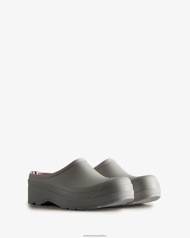 Men Play Clogs 8D4VJ530 Hunter Zinc Grey
