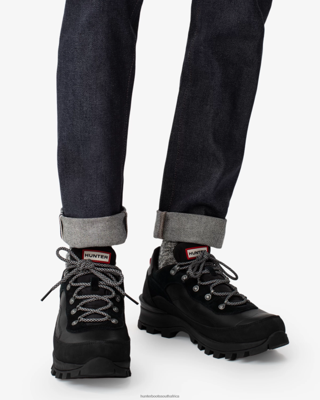 Men Explorer Insulated Leather Shoes 8D4VJ582 Hunter Black