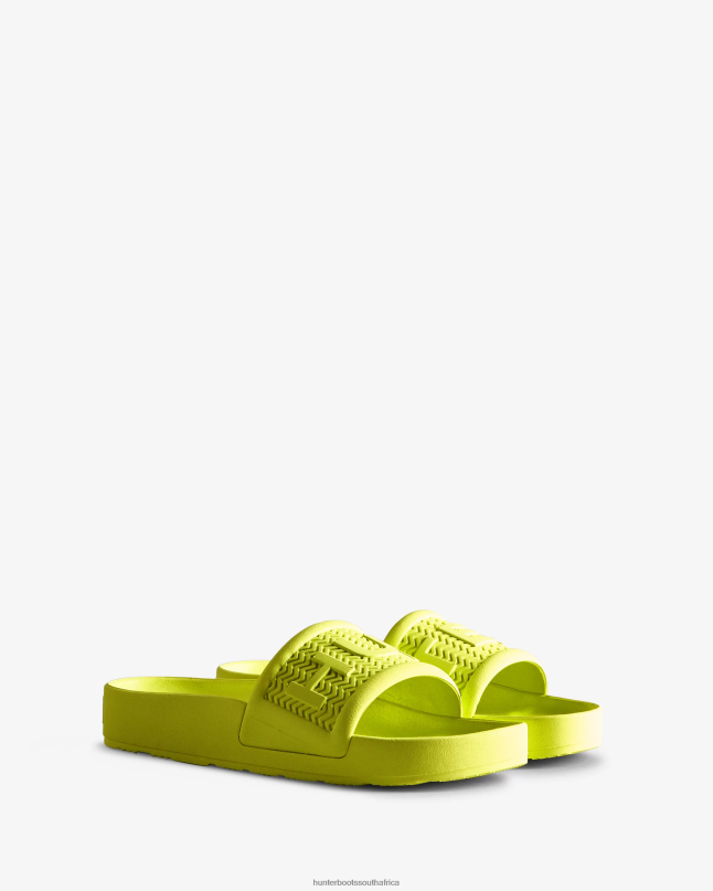 Men BLOOM Slides 8D4VJ567 Hunter Zesty Yellow