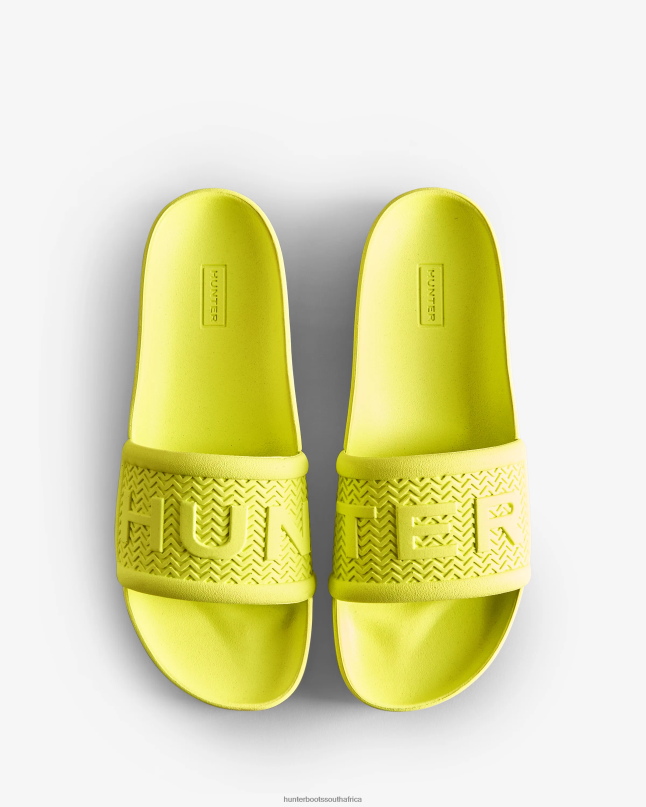 Men BLOOM Slides 8D4VJ567 Hunter Zesty Yellow
