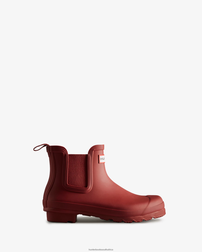 Women Original Chelsea Boots 8D4VJ158 Hunter Military Red