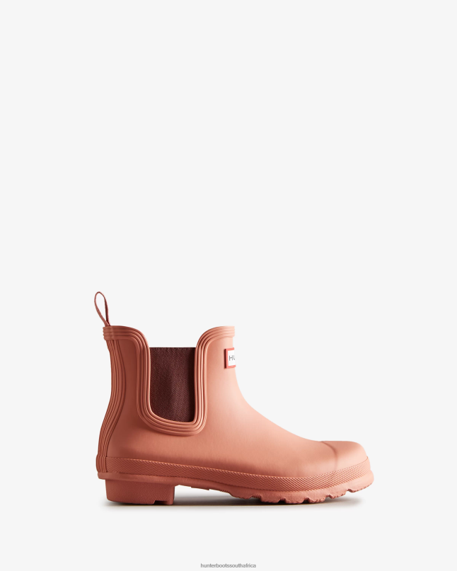 Women Original Chelsea Boots 8D4VJ177 Hunter Rough Pink
