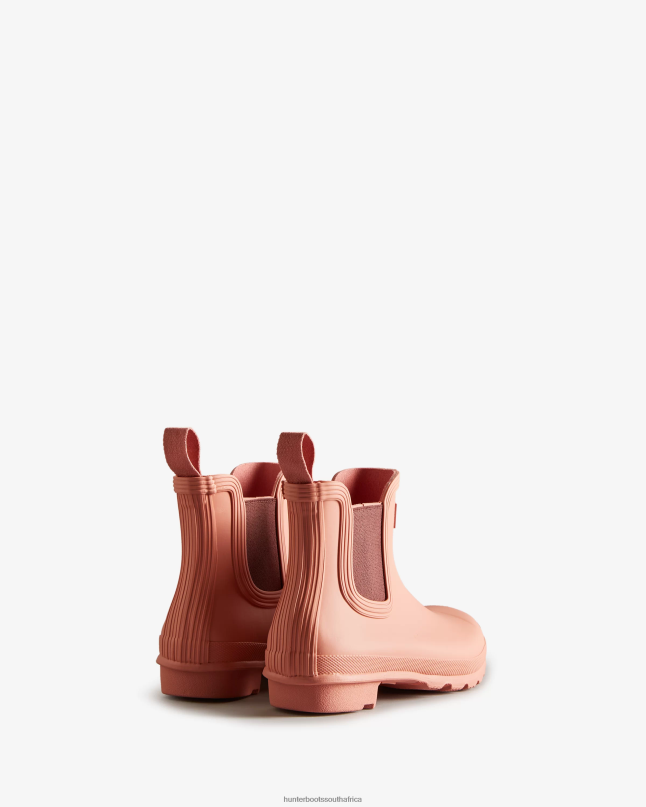 Women Original Chelsea Boots 8D4VJ177 Hunter Rough Pink