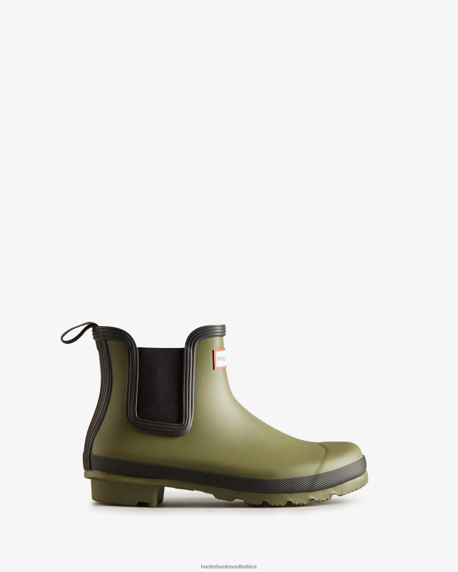 Women Original Chelsea Boots 8D4VJ217 Hunter Olive/Black