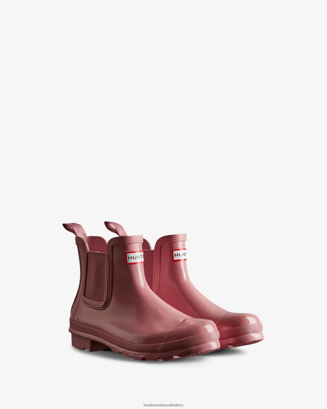 Women Original Gloss Chelsea Boots 8D4VJ157 Hunter Tufted Purple