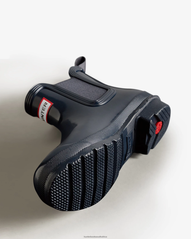 Women Original Gloss Chelsea Boots 8D4VJ216 Hunter Navy