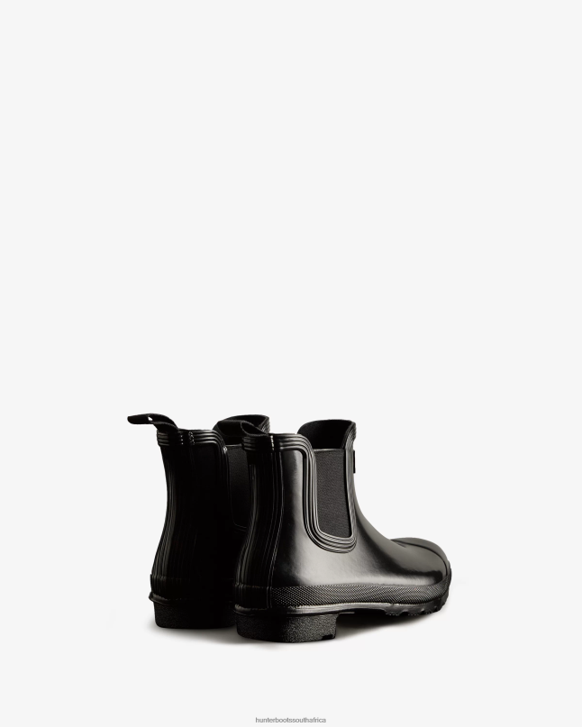 Women Original Gloss Chelsea Boots 8D4VJ39 Hunter Black