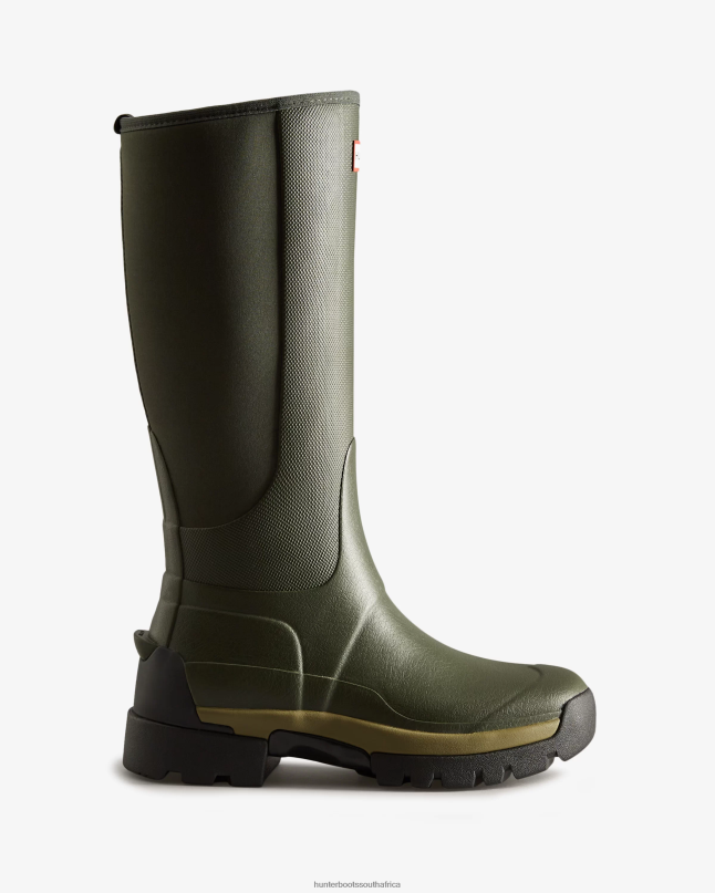 Women Balmoral Field Hybrid Tall Rain Boots 8D4VJ193 Hunter