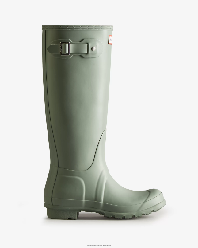 Women Original Tall Rain Boots 8D4VJ224 Hunter Sweet Gale Green