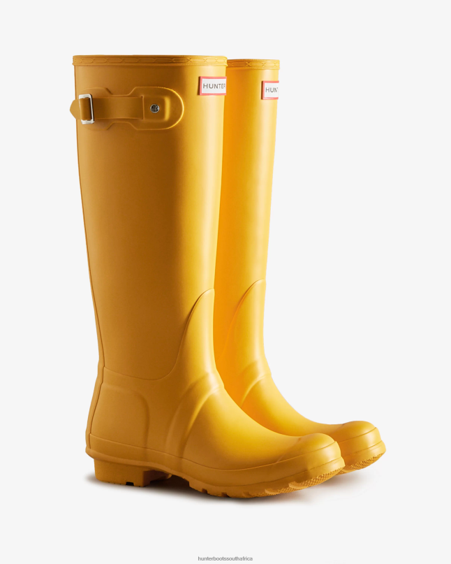 Women Original Tall Rain Boots 8D4VJ6 Hunter Yellow