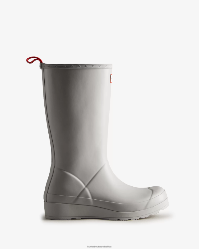 Women Play Tall Rain Boots 8D4VJ13 Hunter Zinc Grey