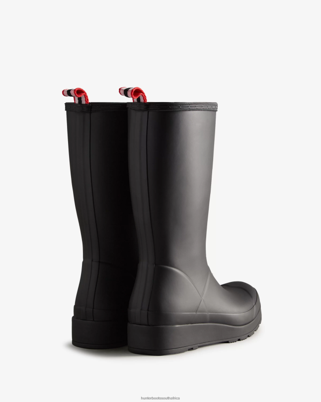 Women Play Tall Rain Boots 8D4VJ68 Hunter Black