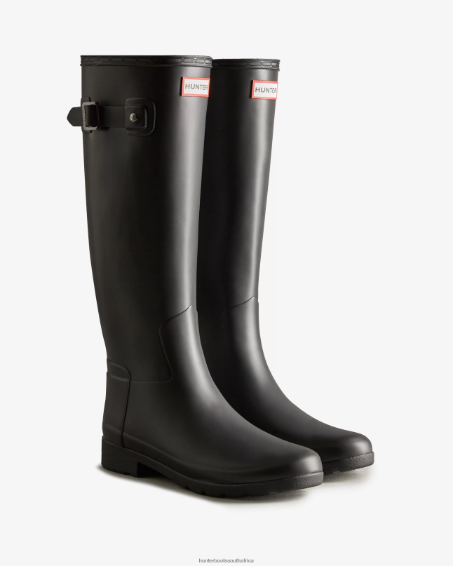 Women Refined Slim Fit Rain Boots 8D4VJ7 Hunter Black