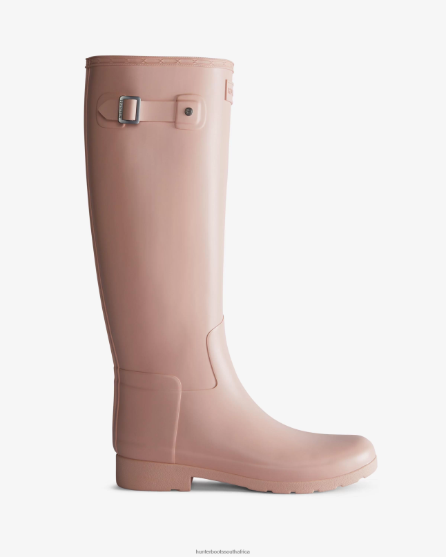 Women Refined Slim Fit Tall Rain Boots 8D4VJ11 Hunter Azalea Pink