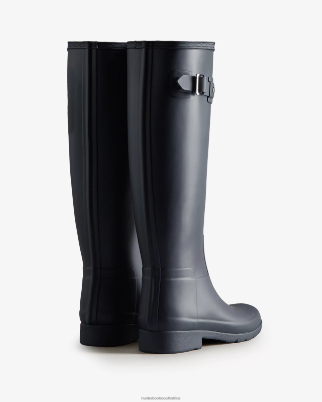 Women Refined Slim Fit Tall Rain Boots 8D4VJ93 Hunter Navy