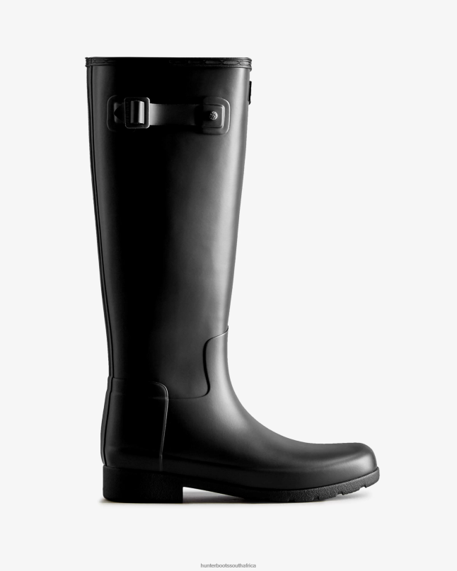 Women Refined Tall Rain Boots 8D4VJ95 Hunter Black