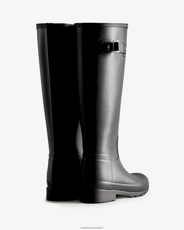 Women Refined Tall Rain Boots 8D4VJ95 Hunter Black
